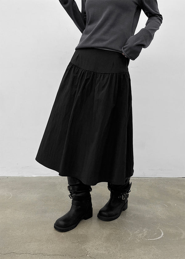 [MADE] Monier Cotton Flare Midi Skirt