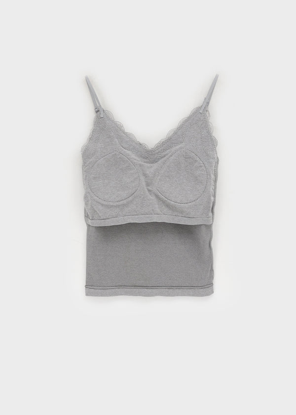 Lopopo Race Ribbed Sleeveless (Built-in Cap)