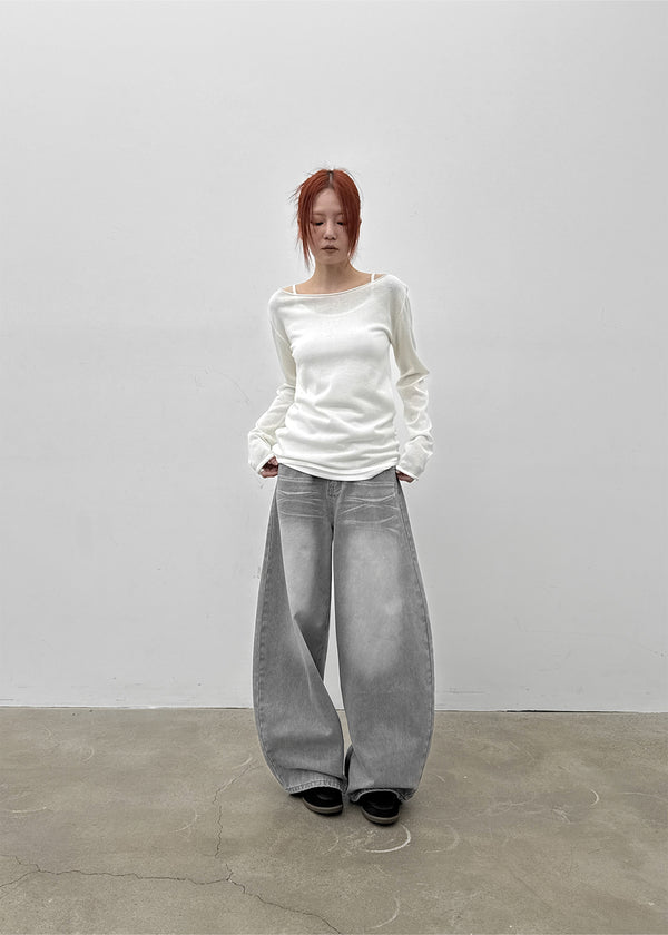 [MADE] Renic Two-Way Slit Button Knit