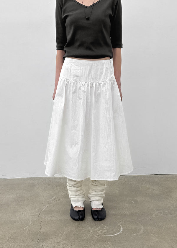 [MADE] Monier Cotton Flare Midi Skirt