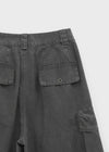 Pigley Wide Cotton Cargo Pants