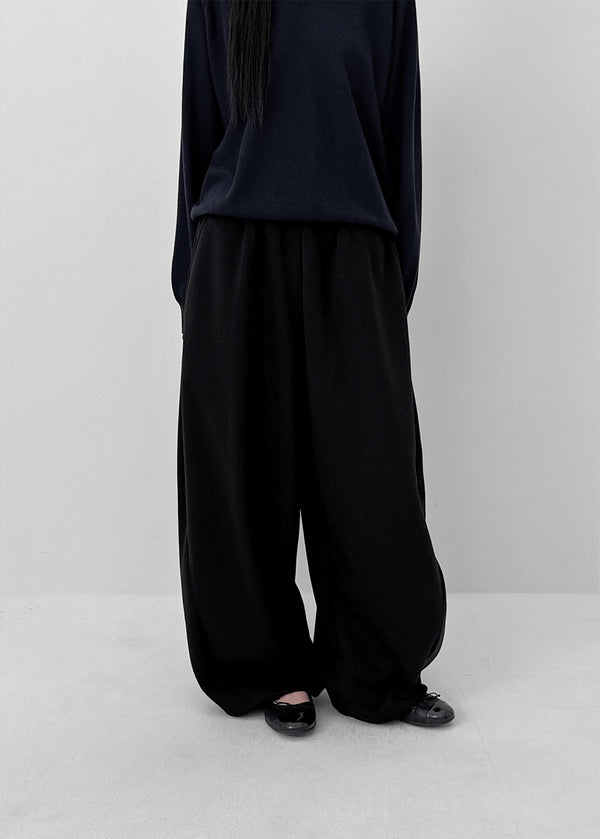 Bente Eyelet Wide Two-way Banding Pants