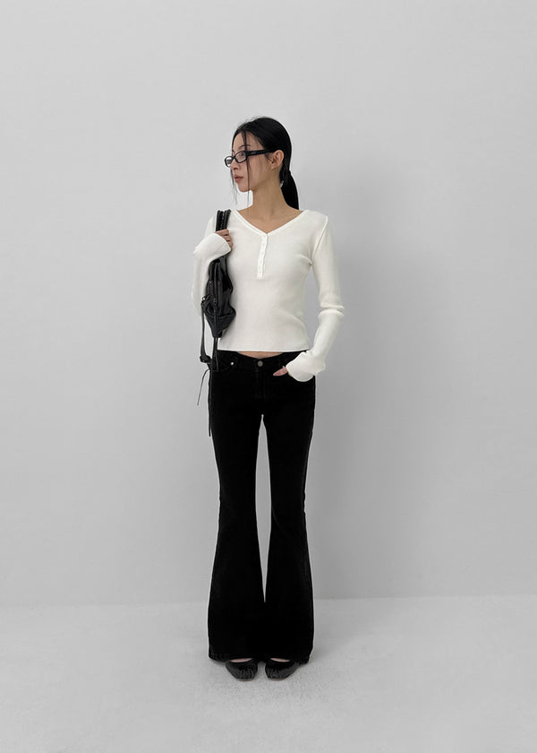 Leptin Studded Bootcut Denim Pants