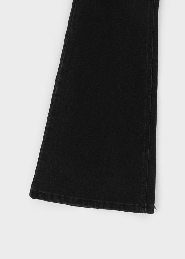 Leptin Studded Bootcut Denim Pants