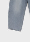 Polvo Washed Wide Balloon Denim Pants