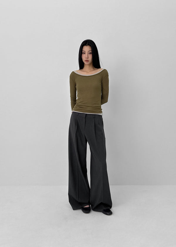 [MADE] เสื้อยืดแขนยาว Uniqlo แบบไม่มีหลังจาก Tencel ที่บางเบา