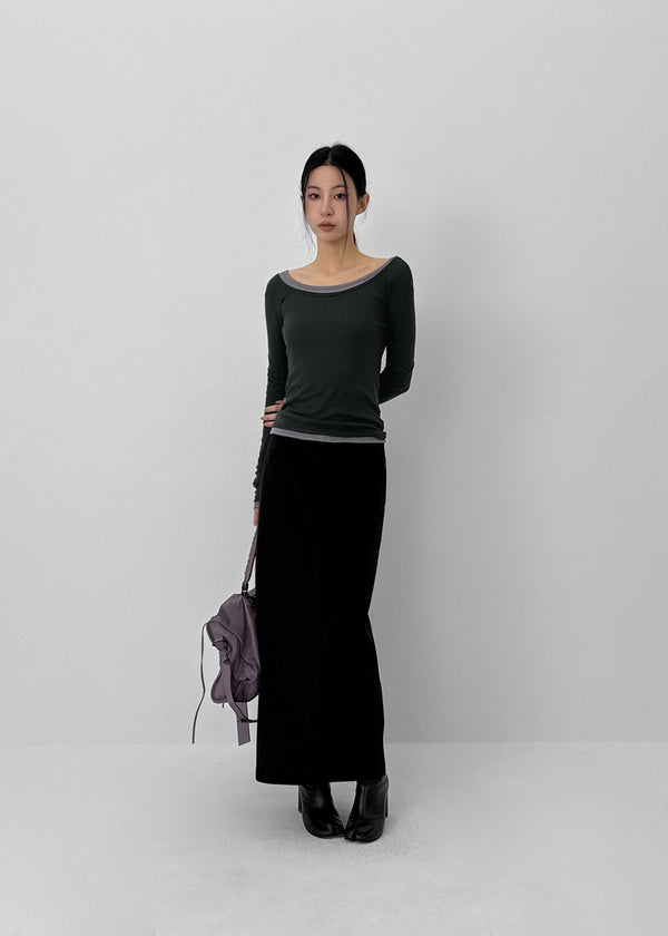 [MADE] เสื้อยืดแขนยาว Uniqlo แบบไม่มีหลังจาก Tencel ที่บางเบา