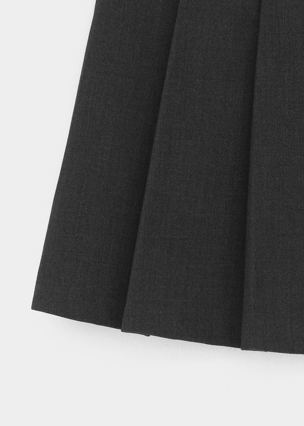 [MADE] Dominic Low-Waist Pleated Skirt