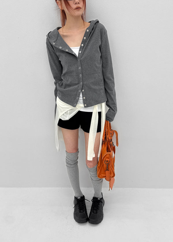 [MADE] Koga Snap Hooded Cardigan