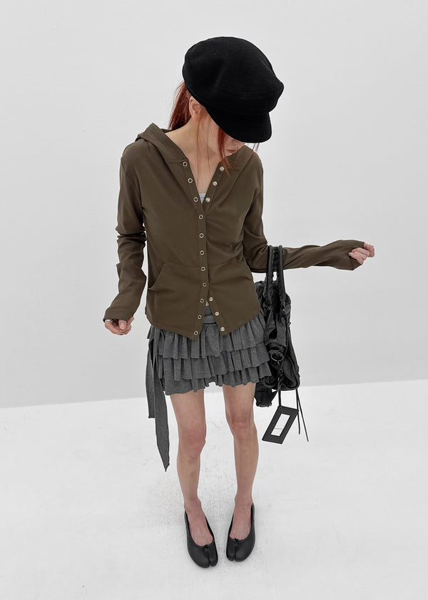 [MADE] Koga Snap Hooded Cardigan