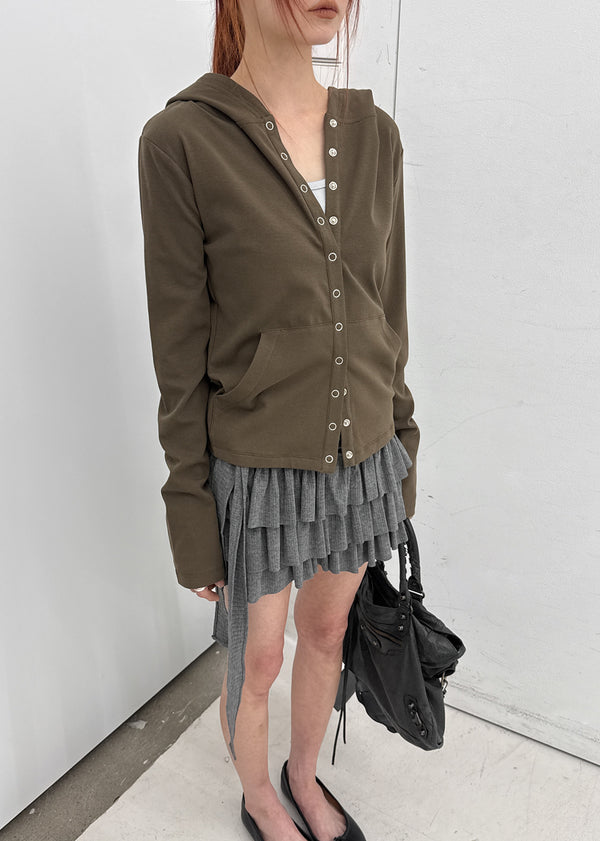 [MADE] Koga Snap Hooded Cardigan