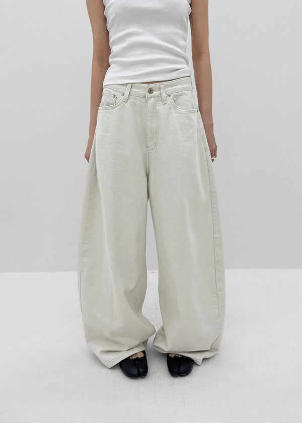 Kungton Studded Wide Balloon Pants