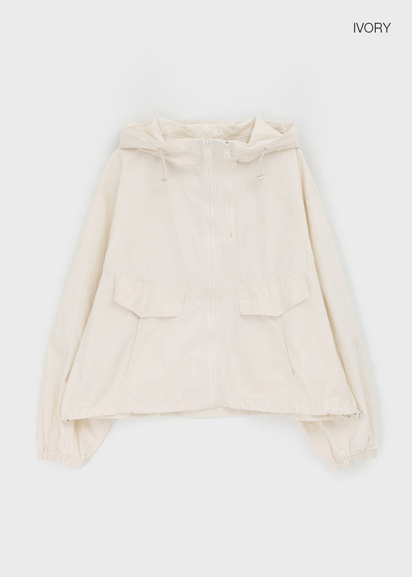 Shannon Hooded Windbreaker Jumper