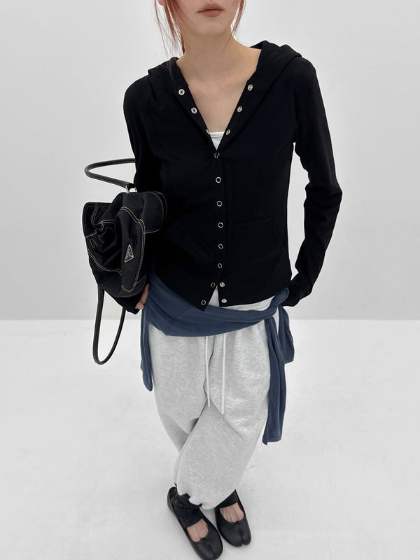 [MADE] Koga Snap Hooded Cardigan