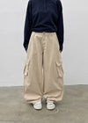 [MADE] Lumi Wide Cargo Cotton Pants