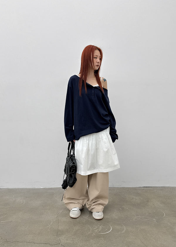 [MADE] Lumi Wide Cargo Cotton Pants