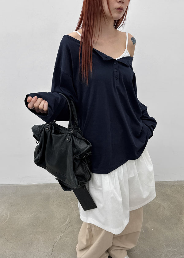 Ruade Banding Shirring Midi Skirt