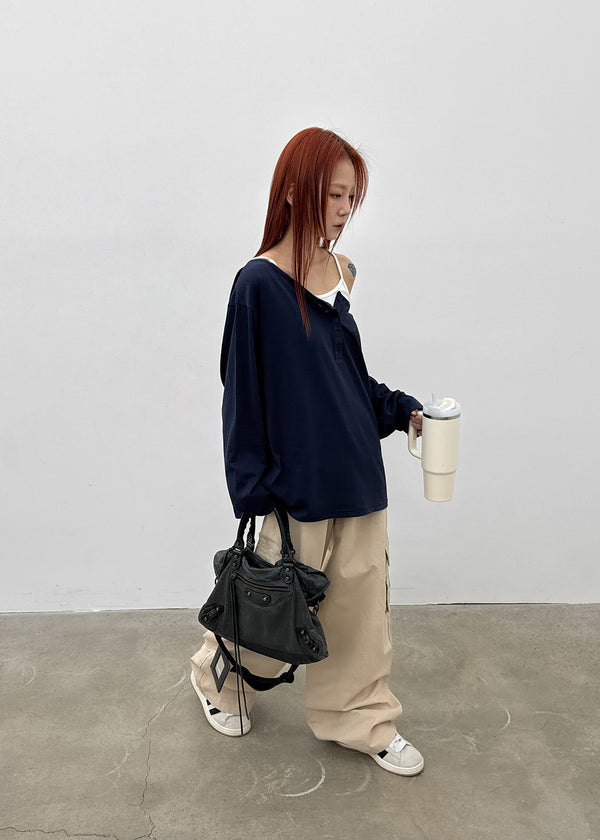 [MADE] Lumi Wide Cargo Cotton Pants