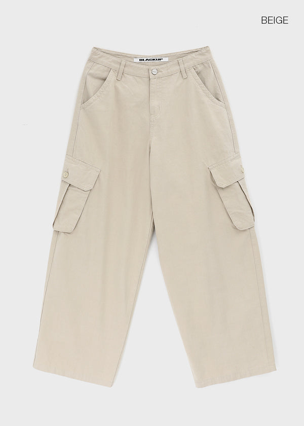 [MADE] Lumi Wide Cargo Cotton Pants