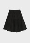 Ruade Banding Shirring Midi Skirt