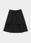Ruade Banding Shirring Midi Skirt