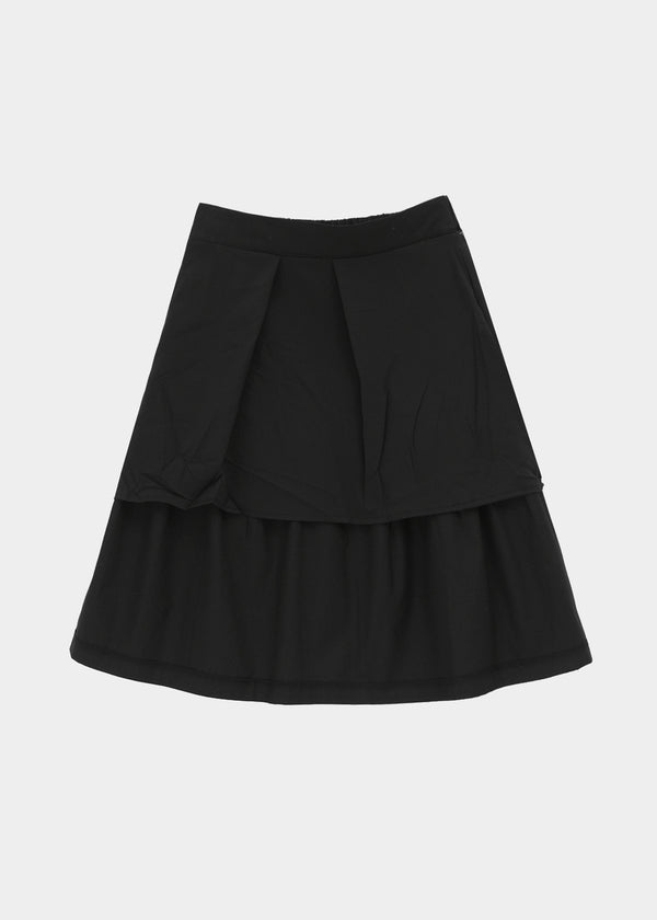 Ruade Banding Shirring Midi Skirt