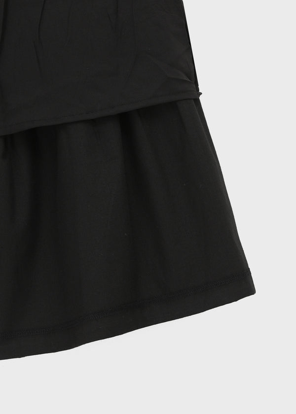 Ruade Banding Shirring Midi Skirt