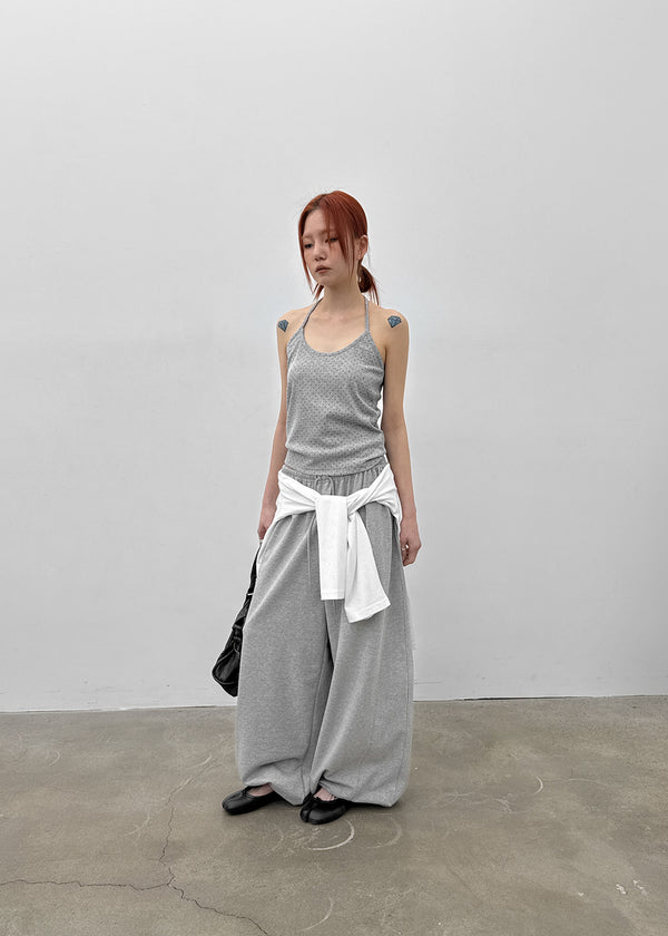 Pintero Dot Strap Halter Sleeveless