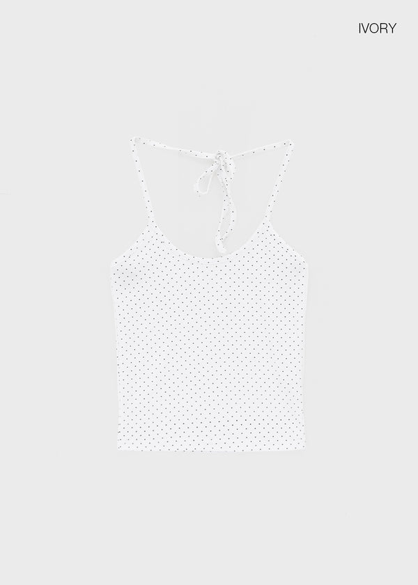 Pintero Dot Strap Halter Sleeveless