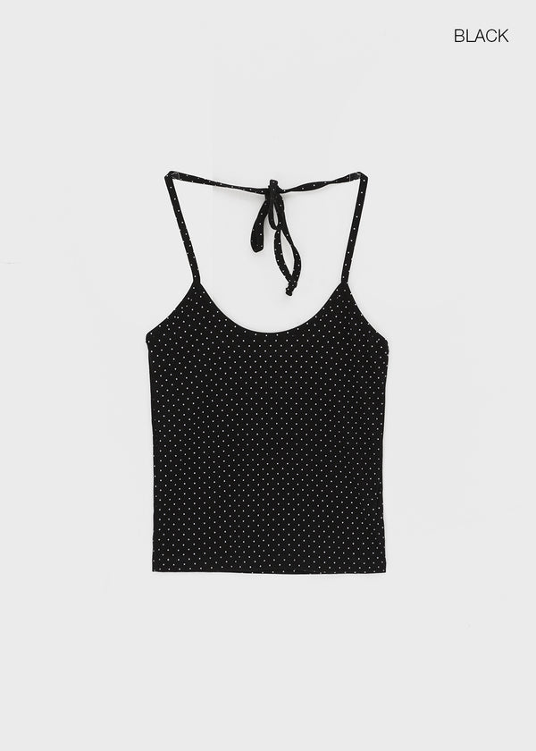Pintero Dot Strap Halter Sleeveless