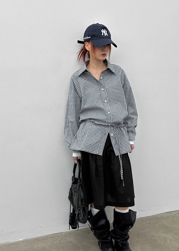 The-Nick Standard Strap Check Shirt