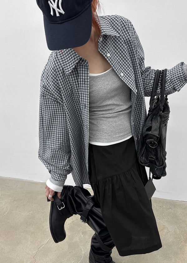 The-Nick Standard Strap Check Shirt