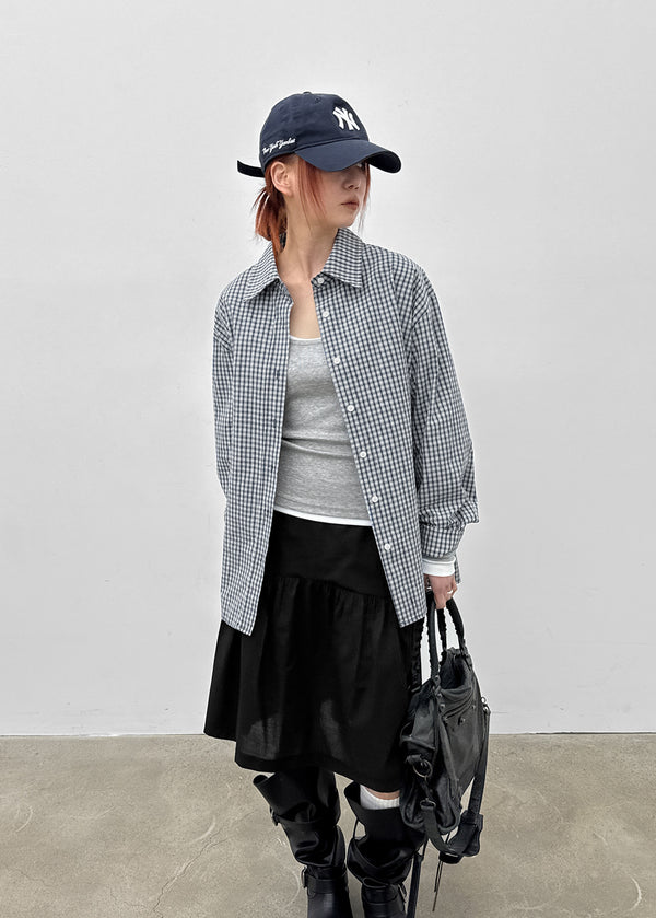 The-Nick Standard Strap Check Shirt