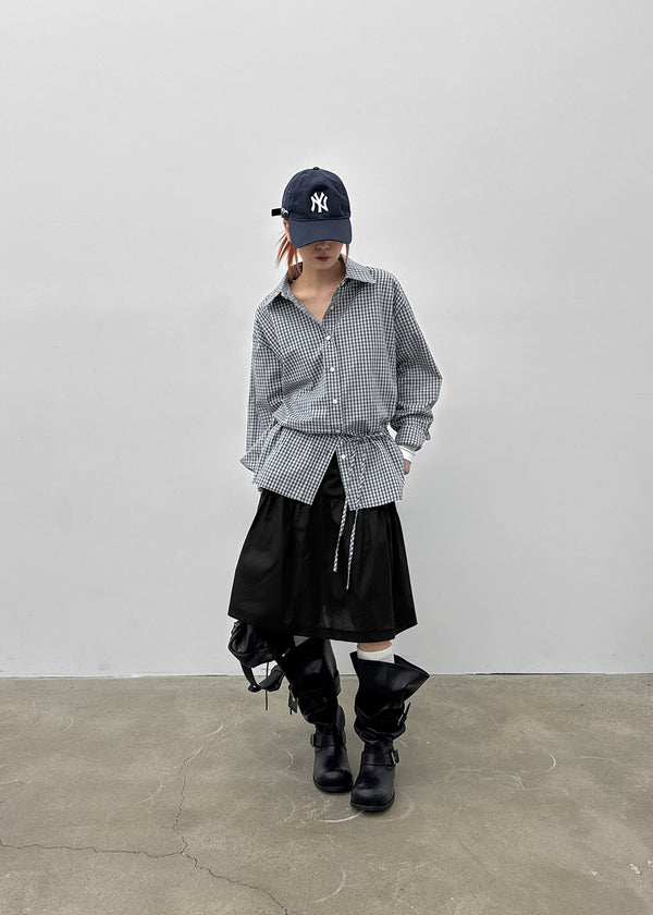 The-Nick Standard Strap Check Shirt