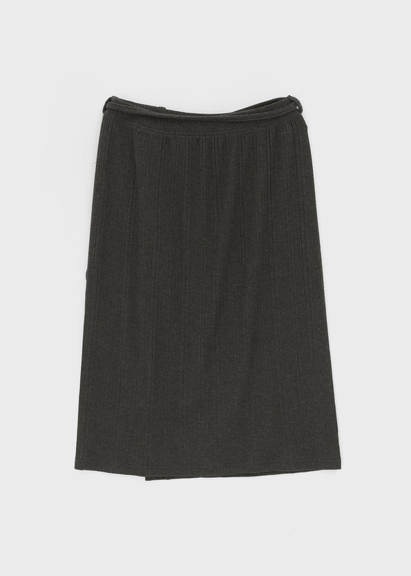 Corrie Strap Button Midi Skirt