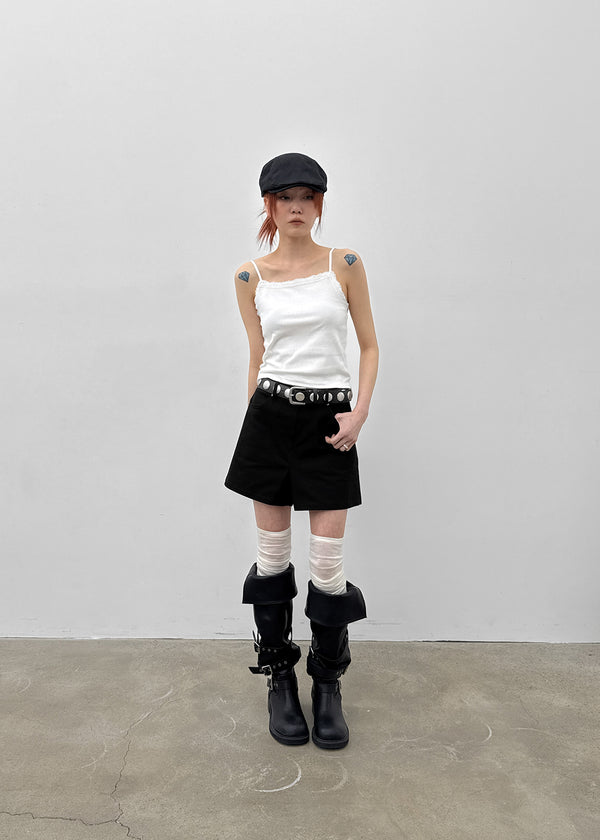 Áo không tay viền ren