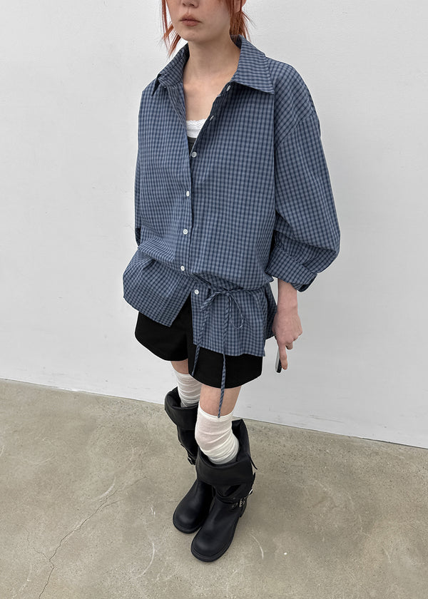 The-Nick Standard Strap Check Shirt