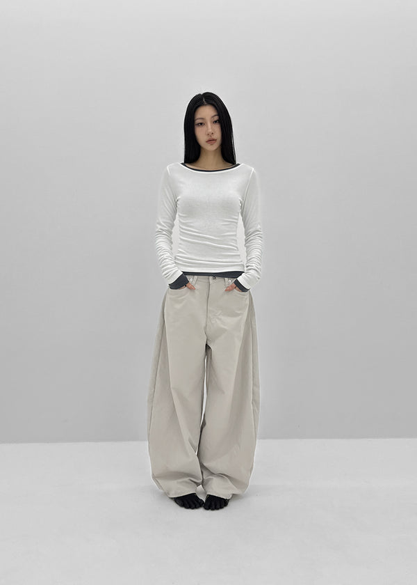 [MADE] Zencu Boat-Neck Long-Sleeve Tee