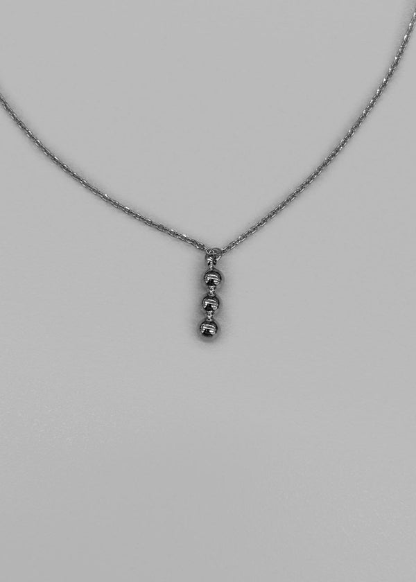 Cltra Silver Ball Necklace