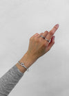 Plinica Silver Ring Bracelet