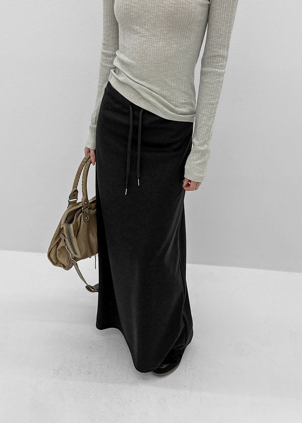 [MADE] Janice Banded Long Skirt