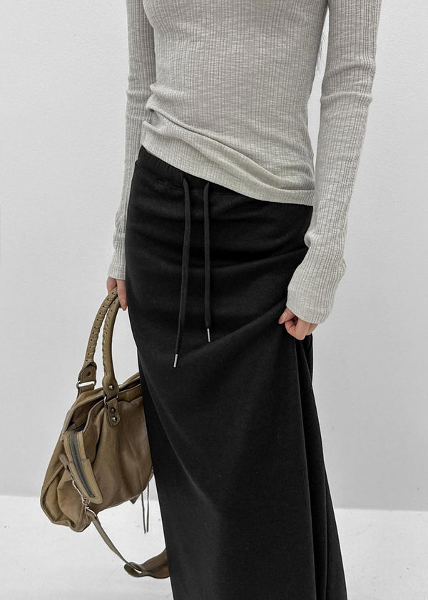 [MADE] Janice Banded Long Skirt