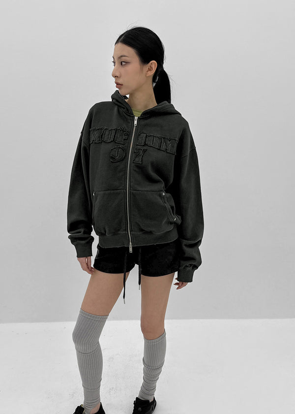 [MADE] Plbun Applique Hood Zip-Up (Set Available)