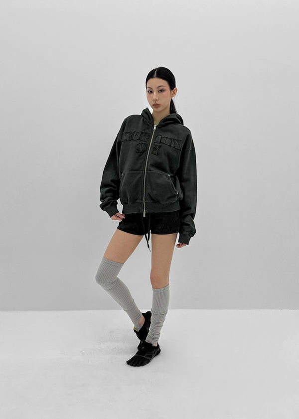 [MADE] Plbun Applique Hood Zip-Up (Set Available)