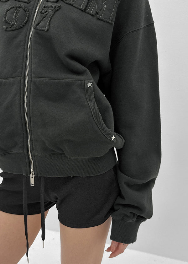 [MADE] Plbun Applique Hood Zip-Up (Set Available)