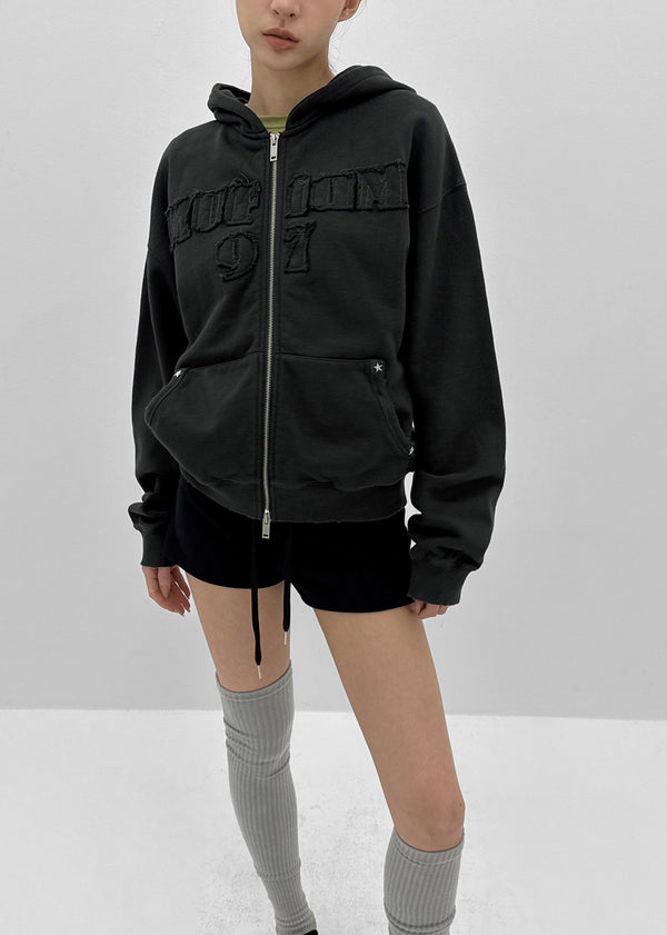 [MADE] Plbun Applique Hood Zip-Up (Set Available)