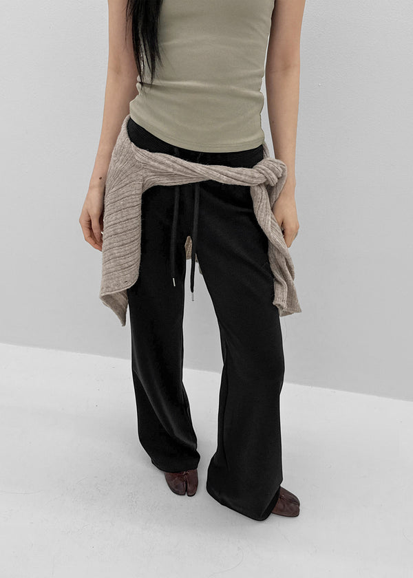 [MADE] Janice Wide Bootcut Banding Pants