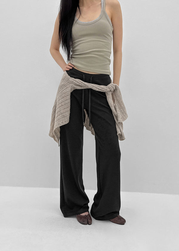 [MADE] Janice Wide Bootcut Banding Pants