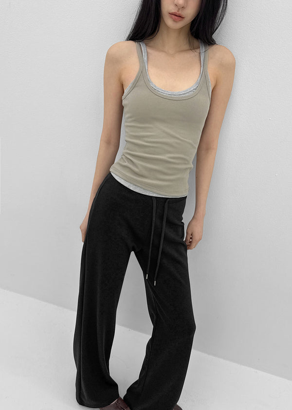 [MADE] Janice Wide Bootcut Banding Pants