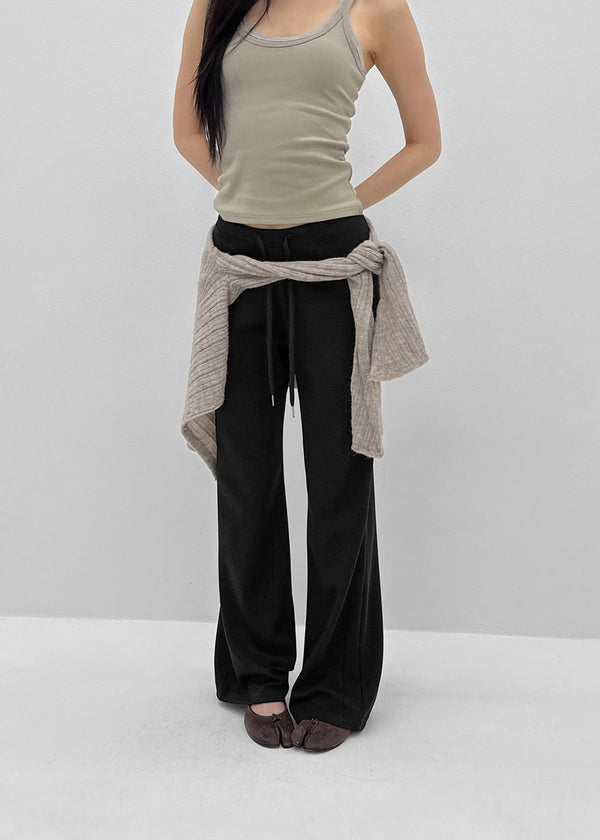 [MADE] Janice Wide Bootcut Banding Pants